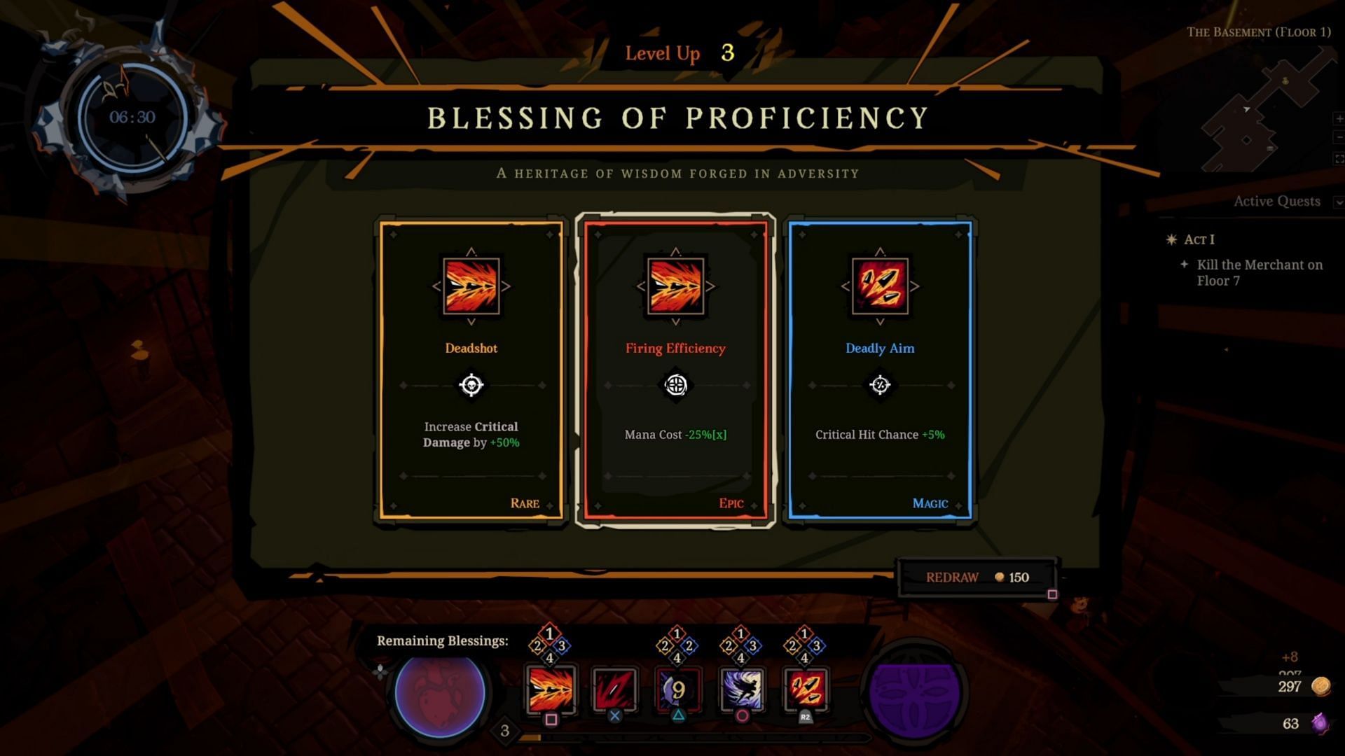 Each upgrade, each stat change is important. Make them count, so you can fight the clock longer (Image via Mad Mushroom)